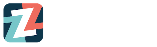 Colorful ZZZ logo. Text reads, "Buzzshot Bookings" logo.